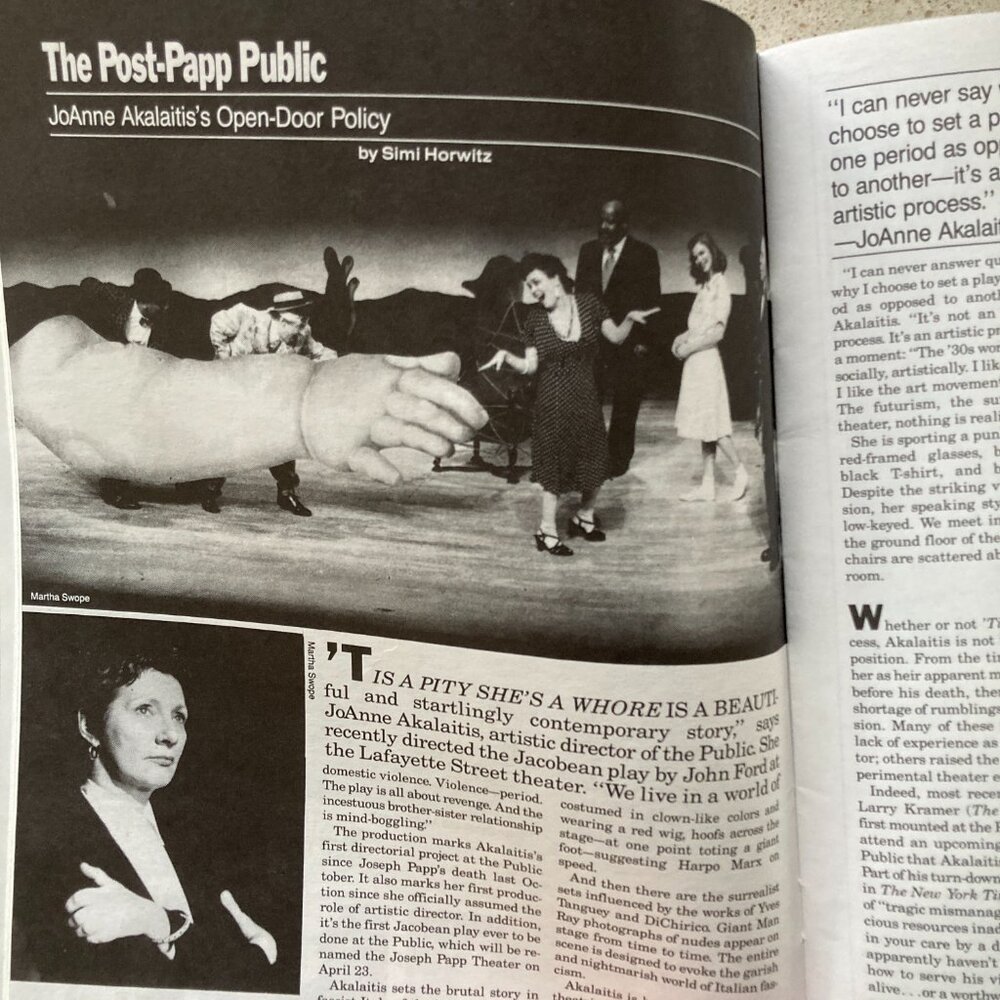 Val Kilmer Wendell Pierce Theater Week Magazine April 20 1992 Address Label Att - Picture 4 of 4